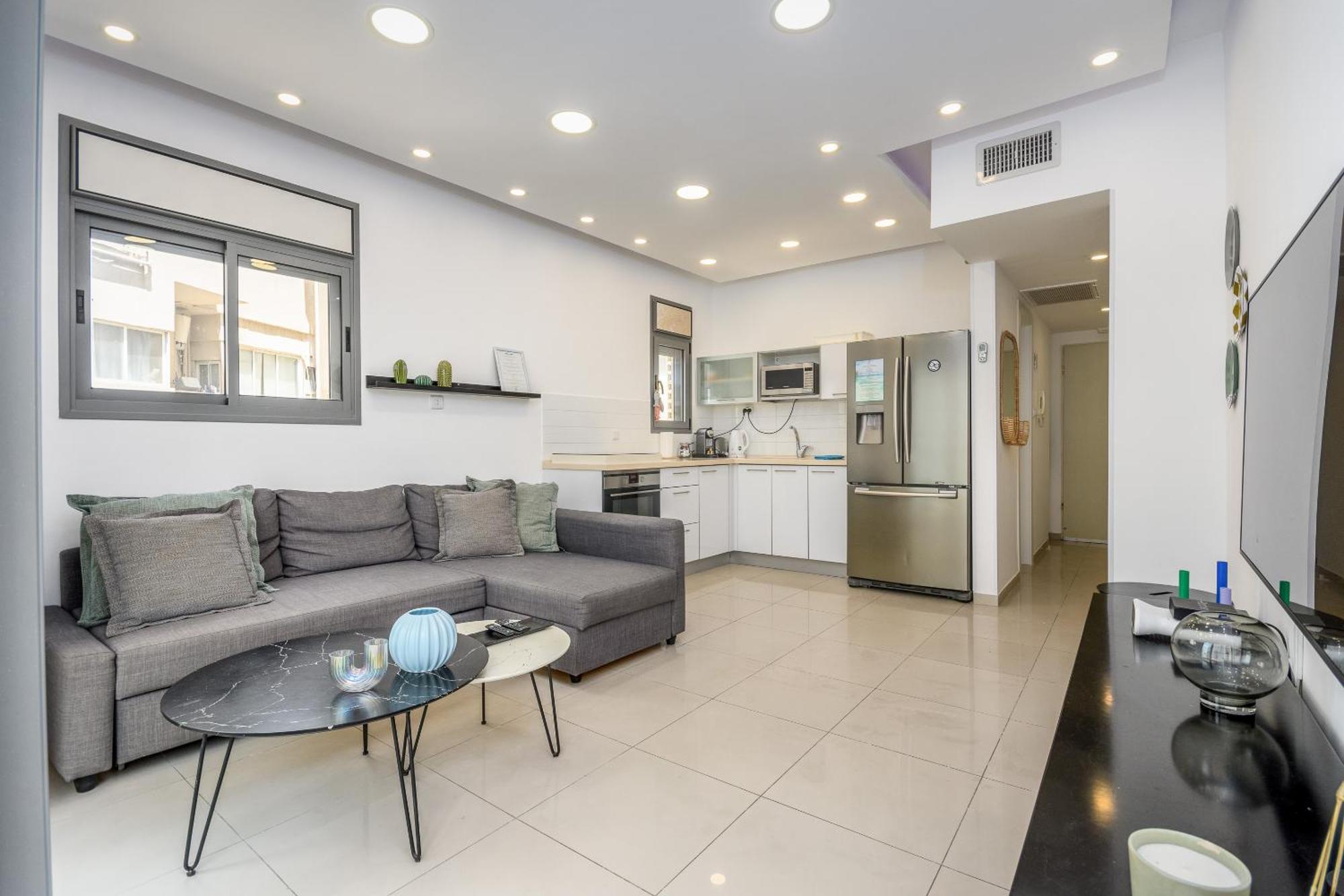 Very Nice 1 Bdr Apartment 2 Min From The Beach ! Tel Awiw Zewnętrze zdjęcie